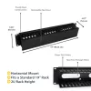 StarTech.com horizontaal 2U serverrack kabelmanagement-vingerkanaal met afdekking – 19 inch netwerkrack kabelgootpaneel – gesleufde kabelgoot