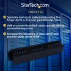 StarTech.com horizontaal 2U serverrack kabelmanagement-vingerkanaal met afdekking – 19 inch netwerkrack kabelgootpaneel – gesleufde kabelgoot