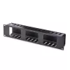 StarTech.com horizontaal 2U serverrack kabelmanagement-vingerkanaal met afdekking – 19 inch netwerkrack kabelgootpaneel – gesleufde kabelgoot