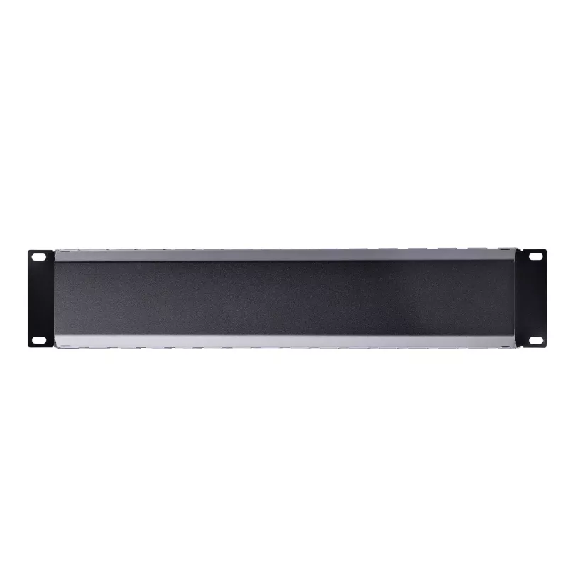 StarTech.com horizontaal 2U serverrack kabelmanagement-vingerkanaal met afdekking – 19 inch netwerkrack kabelgootpaneel – gesleufde kabelgoot