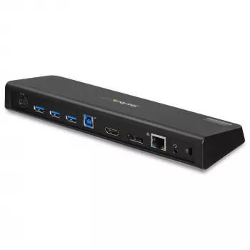 StarTech.com USB 3.0-dockingstation dual-monitor met HDMI & 4K DisplayPort – USB 3.0 naar 4x USB-A, Ethernet, HDMI en DP – universele USB Type-A laptop-dockingstation voor Mac & Windows