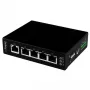 StarTech.com 5-poorts unmanaged industriële Gigabit Ethernet-switch – DIN-rail / wandmontage