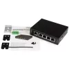 StarTech.com 5-poorts unmanaged industriële Gigabit Ethernet-switch – DIN-rail / wandmontage
