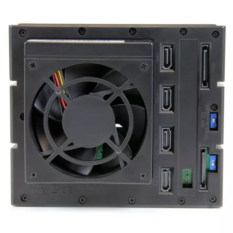 StarTech.com 4-bay trayless hot-swap mobile rack-backplane van aluminium voor 3,5