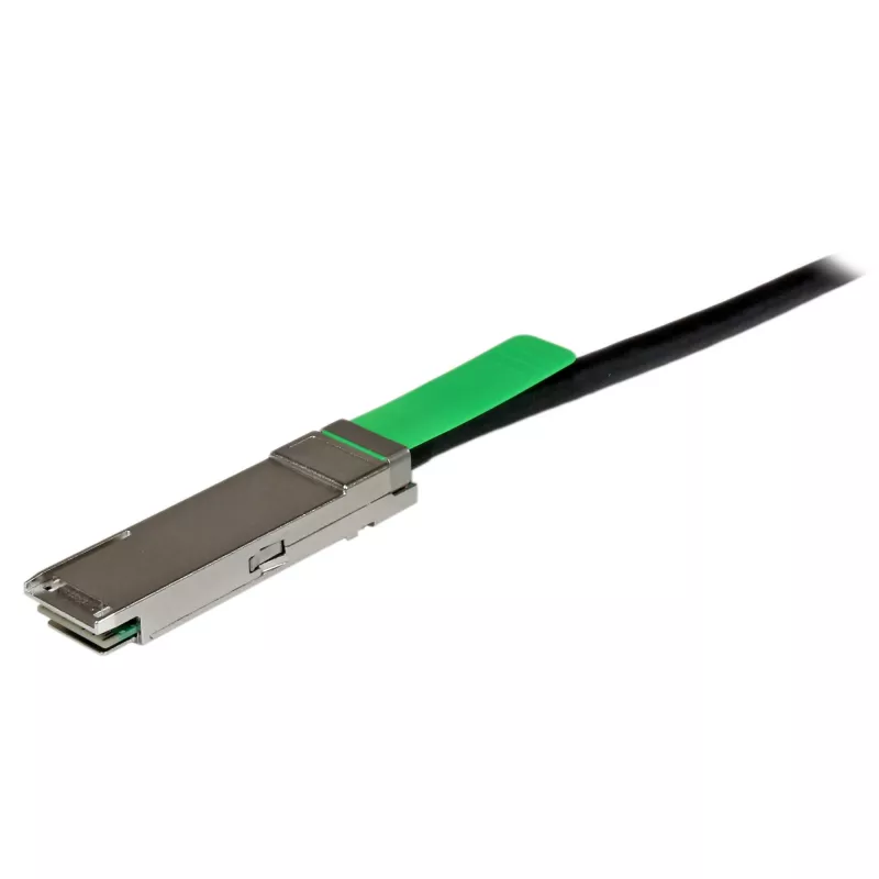 StarTech.com MSA-conforme QSFP+ Direct-Attach Twinax-kabel – 2 m (6,6 ft)~MSA uncoded compatibel 2m 40G QSFP+ naar QSFP+ Direct Attach breakout-kabel Twinax – 40 GbE QSFP+ koper-DAC 40 Gbps energiezuinige passieve transceiver-module DAC