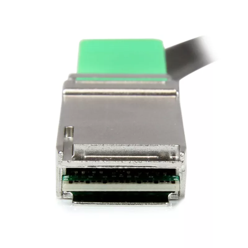 StarTech.com MSA-conforme QSFP+ Direct-Attach Twinax-kabel – 2 m (6,6 ft)~MSA uncoded compatibel 2m 40G QSFP+ naar QSFP+ Direct Attach breakout-kabel Twinax – 40 GbE QSFP+ koper-DAC 40 Gbps energiezuinige passieve transceiver-module DAC