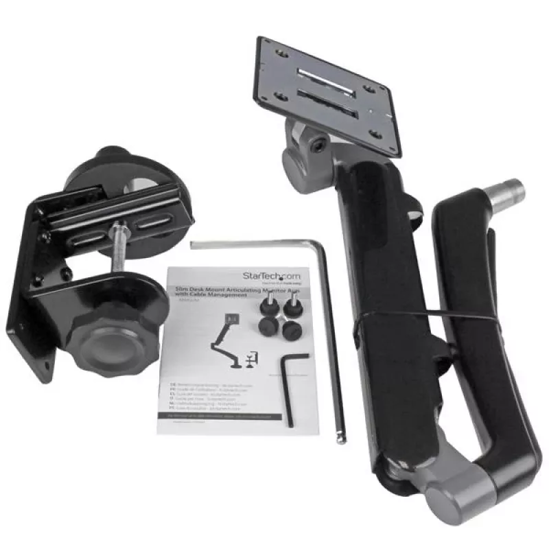 StarTech.com eenvoudige tafelmonitorarm – volledig beweegbare gelede arm – staal