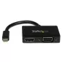 StarTech.com Travel A/V-adapter: 2-in-1 Mini DisplayPort naar HDMI of VGA-converter