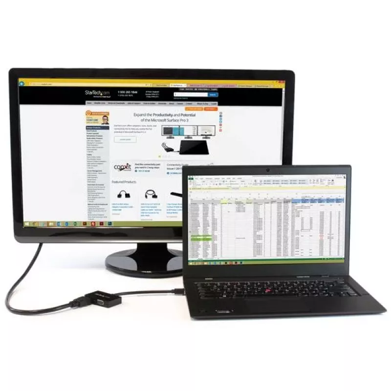 StarTech.com Travel A/V-adapter: 2-in-1 Mini DisplayPort naar HDMI of VGA-converter