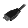 StarTech.com slanke Micro USB 3.0-kabel - M/M - 3m (10ft), 3 m, USB A, Micro-USB B, USB 3.2 Gen 1 (3.1 Gen 1), stekker/stekker, zwart