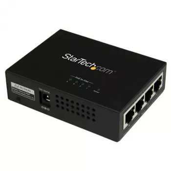 StarTech.com 4-poorts Gigabit Midspan – PoE+ injector – 802.3at/af