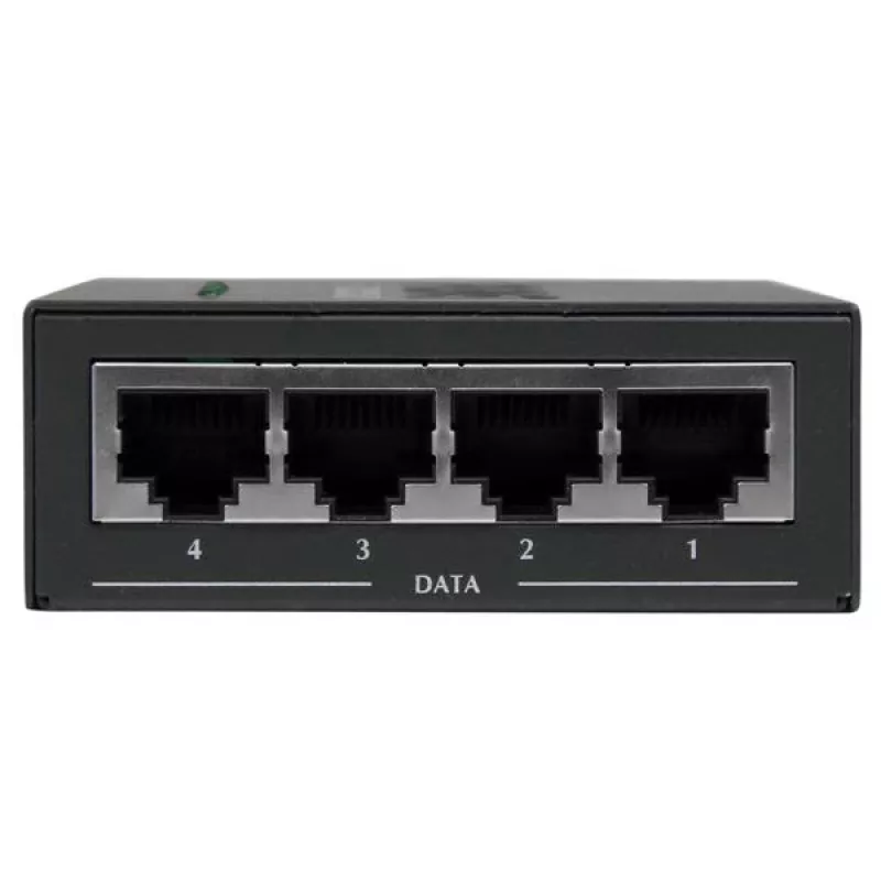 StarTech.com 4-poorts Gigabit Midspan – PoE+ injector – 802.3at/af