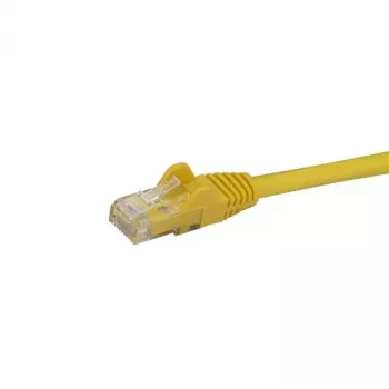 StarTech.com 3m CAT6 ethernetkabel – geel CAT 6 Gigabit Ethernet-kabel – 250 MHz 100 W PoE RJ45 UTP netwerk-/patchkabel zonder vergrendelnok met trekontlasting, individueel getest