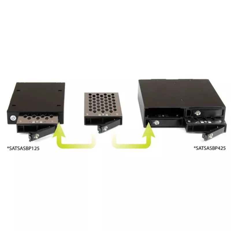 StarTech.com 4-bay wisselraam achterplaat voor 2,5-inch SATA/SAS-schijven