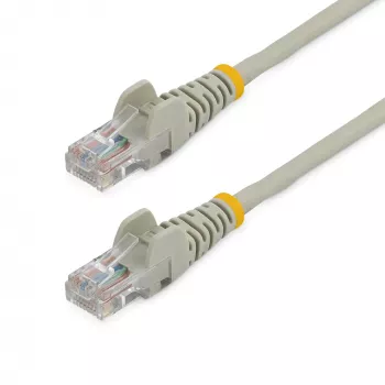 StarTech.com Cat5e patchkabel met RJ45-stekkers zonder vergrendelingsnok – 1 m, grijs