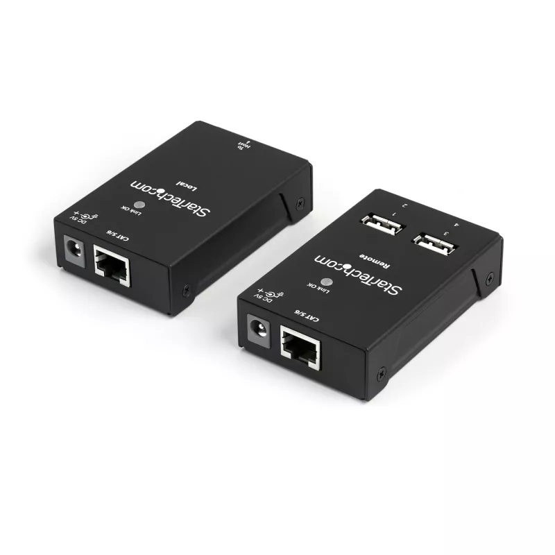 StarTech.com 4-poorts USB 2.0-over-Cat5-of-Cat6-extender – 130 ft (40 m)