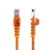 StarTech.com Cat5e patchkabel met RJ45-stekkers zonder vergrendelingsnok – 3 m, oranje