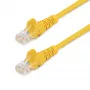 StarTech.com Cat5e patchkabel met RJ45-stekkers zonder knikbescherming – 1 m, geel