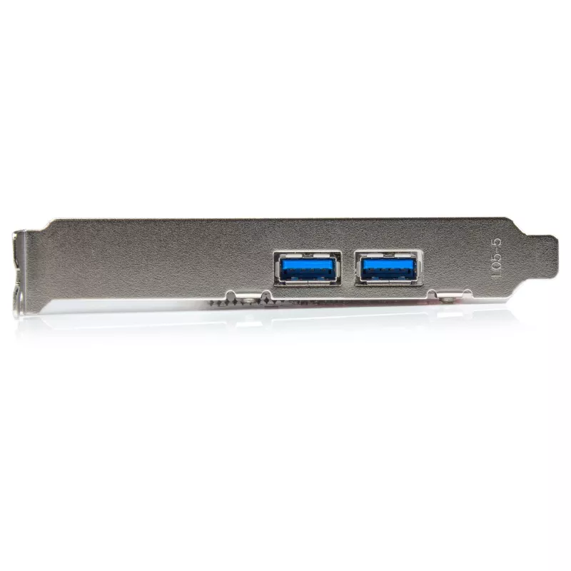 StarTech.com 4-poorts PCI Express USB 3.0-kaart – 2 externe & 2 interne – SATA-voeding – UASP-ondersteuning – 2 interne (IDC) moederbord-header