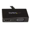StarTech.com Travel A/V-adapter: 2-in-1 DisplayPort naar HDMI of VGA