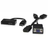 StarTech.com Travel A/V-adapter: 2-in-1 DisplayPort naar HDMI of VGA