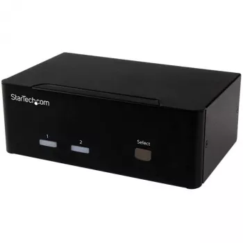 StarTech.com 2-poorts KVM-switch met dual-VGA – USB 2.0, 1920 x 1200 pixels, Full HD, 18 W, zwart