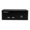 StarTech.com 2-poorts KVM-switch met dual-VGA – USB 2.0, 1920 x 1200 pixels, Full HD, 18 W, zwart