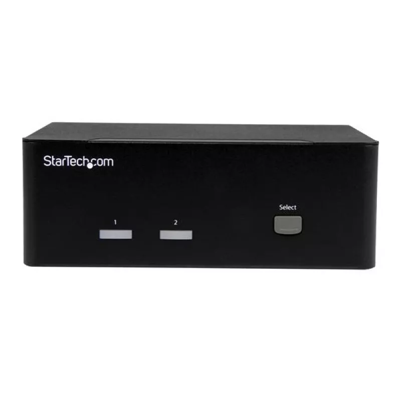 StarTech.com 2-poorts KVM-switch met dual-VGA – USB 2.0, 1920 x 1200 pixels, Full HD, 18 W, zwart