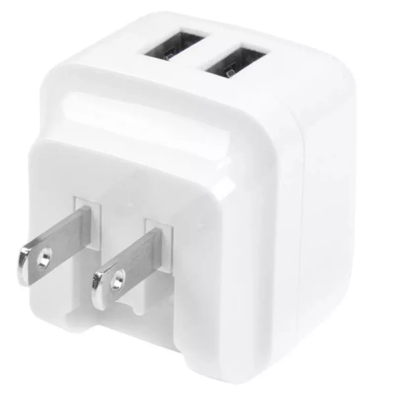 StarTech.com dual-port USB-wandlader – internationaal reizen – 17 W/3,4 A – wit