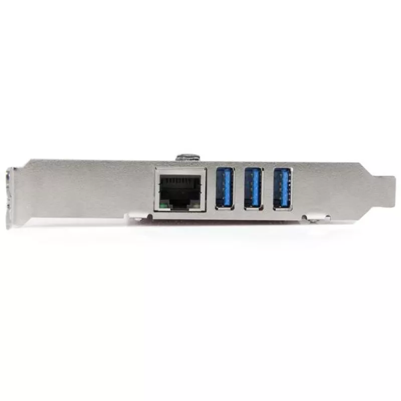 StarTech.com 3-poorts PCI Express USB 3.0-kaart + gigabit ethernet