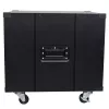 StarTech.com 4-posts 9U mobiel open frame serverrack, vier-posts netwerkrack met wielen, 19 inch rolrack voor krappe vloeroppervlakken thuis/kantoor, klein datarack voor computer-/AV-/IT-apparatuur – TAA-conform