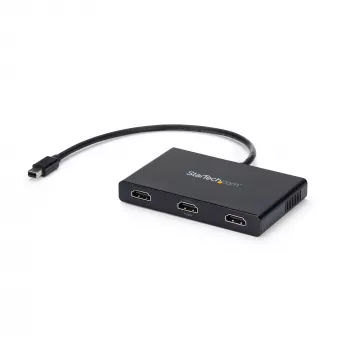 StarTech.com 3-poorts multi-monitoradapter - Mini DisplayPort naar HDMI MST-hub - triple 1080p of dual 4K 30Hz - videosplitter voor uitgebreide bureaubladmodus alleen op Windows - mDP 1.2 naar 3x HDMI