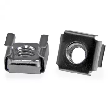 StarTech.com M6 kooimoeren – 100 stuks, kooimoer, staal, roestvrij staal, M6, CE, TAA, REACH, 13 mm