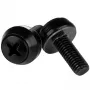 StarTech.com M6 x 12mm - Montageschroeven - 50 stuks, zwart