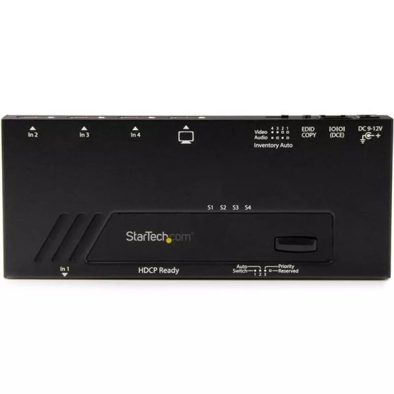 StarTech.com 4-poorts HDMI automatische videoswitch – 4K met snelle omschakeling