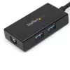 StarTech.com USB-naar-Ethernet-adapter, USB 3.0 naar 10/100/1000 Gigabit Ethernet LAN-converter voor laptops, 11,8″/30 cm vast gemonteerde kabel, USB-naar-RJ45-adapter, NIC-adapter, USB-netwerkadapter