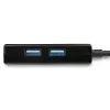StarTech.com USB-naar-Ethernet-adapter, USB 3.0 naar 10/100/1000 Gigabit Ethernet LAN-converter voor laptops, 11,8″/30 cm vast gemonteerde kabel, USB-naar-RJ45-adapter, NIC-adapter, USB-netwerkadapter