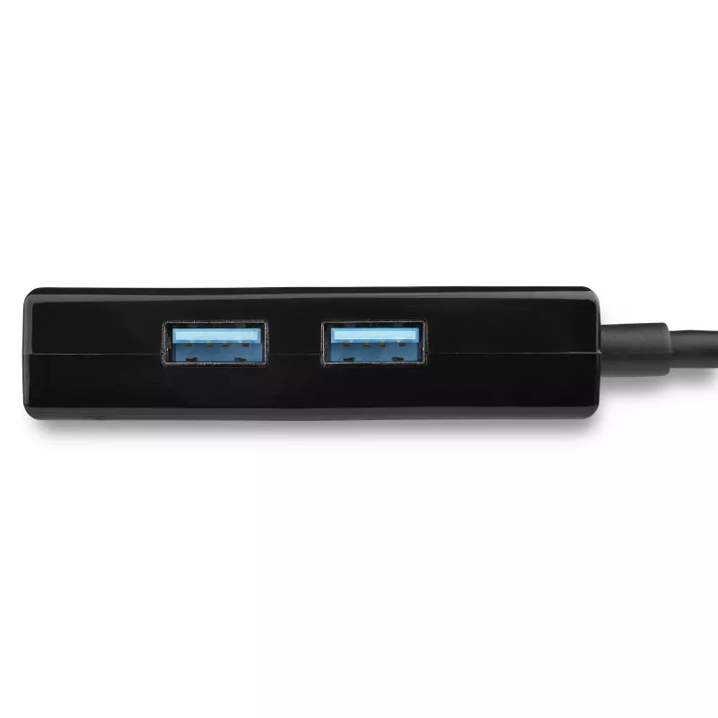 StarTech.com USB-naar-Ethernet-adapter, USB 3.0 naar 10/100/1000 Gigabit Ethernet LAN-converter voor laptops, 11,8″/30 cm vast gemonteerde kabel, USB-naar-RJ45-adapter, NIC-adapter, USB-netwerkadapter