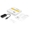 StarTech.com USB-naar-Ethernet-adapter, USB 3.0 naar 10/100/1000 Gigabit Ethernet LAN-converter voor laptops, 11,8″/30 cm vast gemonteerde kabel, USB-naar-RJ45-adapter, NIC-adapter, USB-netwerkadapter