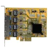 StarTech.com 4-poorts PCIe Gigabit netwerkkaart, intern, bekabeld, PCI Express, Ethernet, 2000 Mbit/s