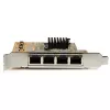 StarTech.com 4-poorts PCIe Gigabit netwerkkaart, intern, bekabeld, PCI Express, Ethernet, 2000 Mbit/s