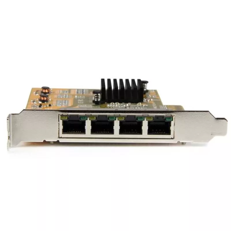 StarTech.com 4-poorts PCIe Gigabit netwerkkaart, intern, bekabeld, PCI Express, Ethernet, 2000 Mbit/s