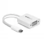 StarTech.com USB-C-naar-VGA-adapter - wit, 3.2 Gen 1 (3.1 Gen 1), USB Type-C, VGA (D-Sub) uitgang, 1920 x 1200 pixels