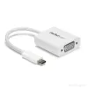 StarTech.com USB-C-naar-VGA-adapter - wit, 3.2 Gen 1 (3.1 Gen 1), USB Type-C, VGA (D-Sub) uitgang, 1920 x 1200 pixels