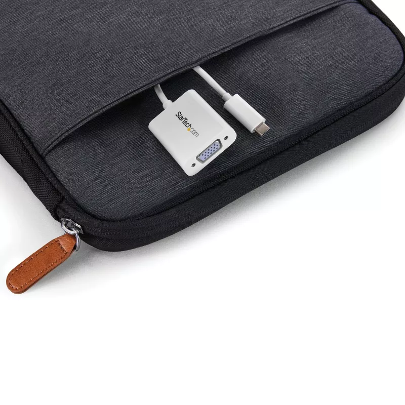 StarTech.com USB-C-naar-VGA-adapter - wit, 3.2 Gen 1 (3.1 Gen 1), USB Type-C, VGA (D-Sub) uitgang, 1920 x 1200 pixels