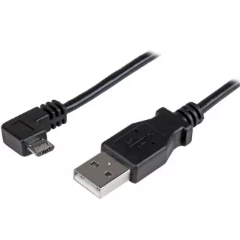 StarTech.com Micro-USB laad- en synchronisatiekabel M/M – haakse Micro-USB – 24 AWG – 2 m