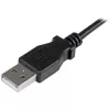 StarTech.com Micro-USB laad- en synchronisatiekabel M/M – haakse Micro-USB – 24 AWG – 2 m