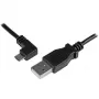StarTech.com Micro-USB laad- en synchronisatiekabel M/M - haaks links Micro-USB - 24 AWG - 2 m