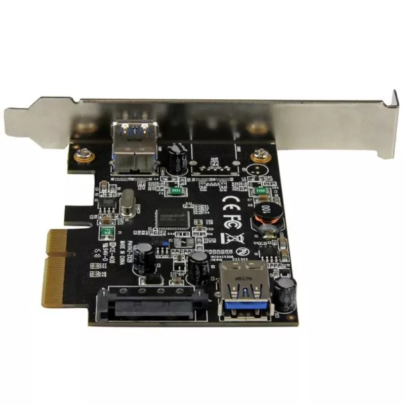 StarTech.com 2-poorts USB 3.1 (10Gbps) kaart – USB-A, 1x extern, 1x intern – PCIe