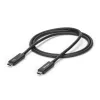 StarTech.com 3 ft. (1 m) Thunderbolt 3 kabel met 100 W Power Delivery – 40 Gbit/s